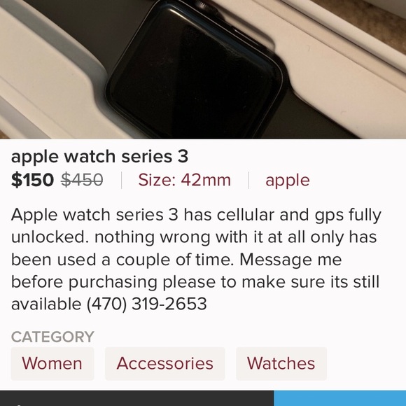 APPLE WATCH SCAMMER - Picture 2 of 2